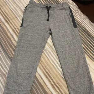 Grey sweat pants size {6}